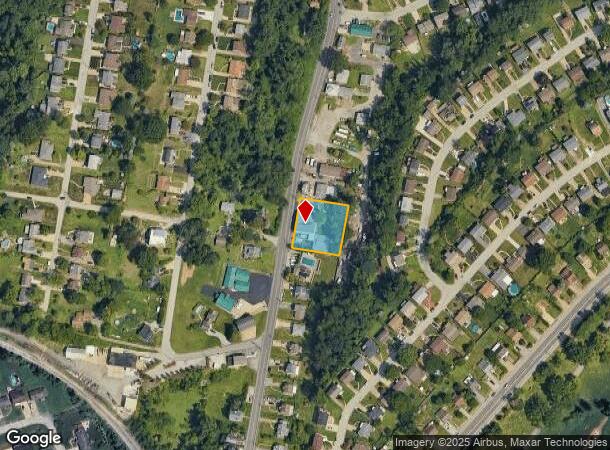  5455 Brownsville Rd, Pittsburgh, PA Parcel Map