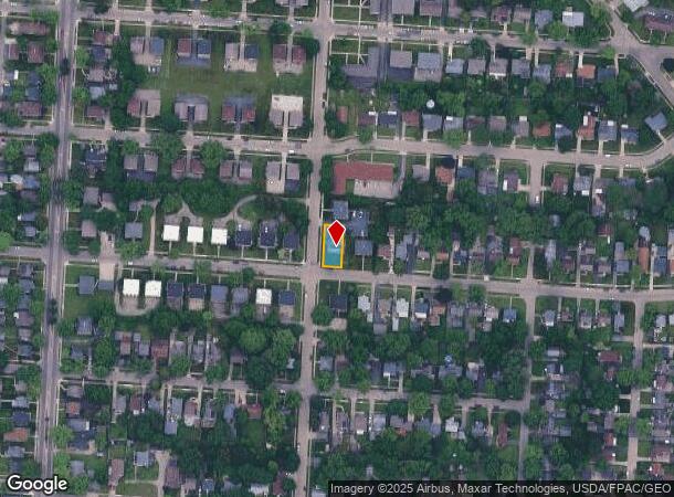 601 Hadley Ave, Dayton, OH Parcel Map