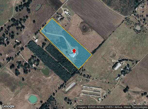 851 Bordovsky Rd, La Grange, TX Parcel Map