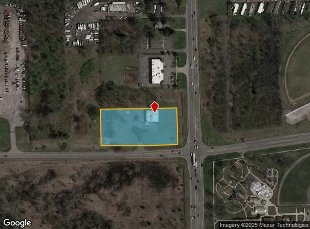  20960 Telegraph Rd, Romulus, MI Parcel Map