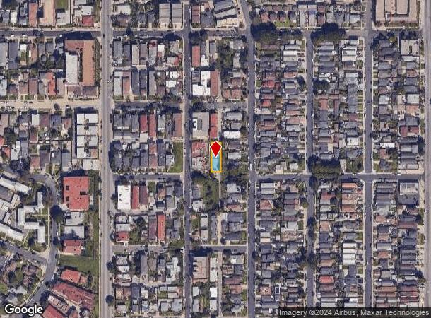  660 W 28Th St, San Pedro, CA Parcel Map