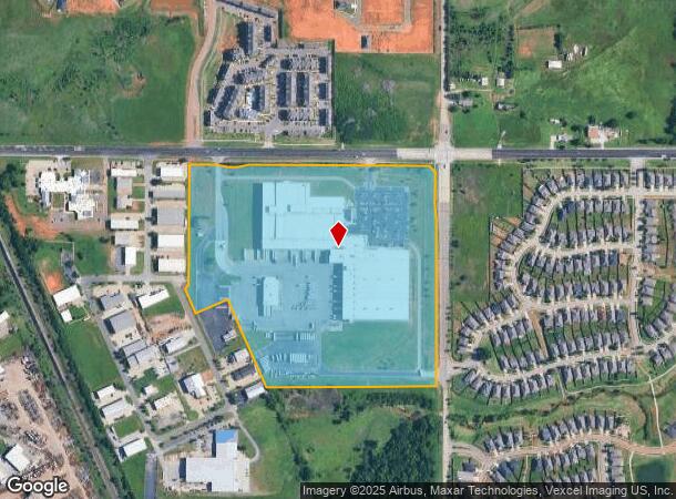 1350 W Tecumseh Rd, Norman, OK Parcel Map