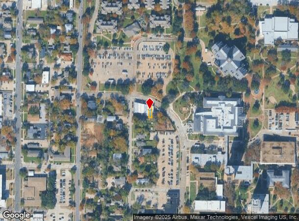  1421 Oakland St, Denton, TX Parcel Map