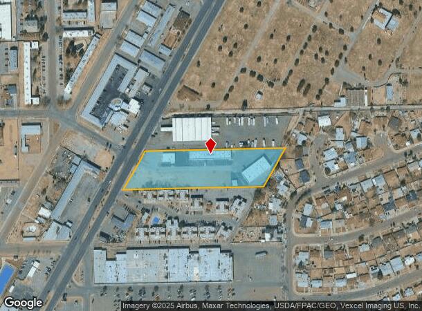 8626 Dyer St, El Paso, TX Parcel Map