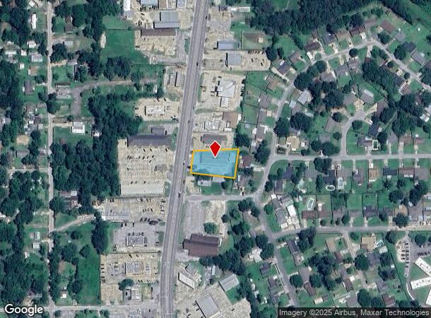  1080 N Main St, Vidor, TX Parcel Map