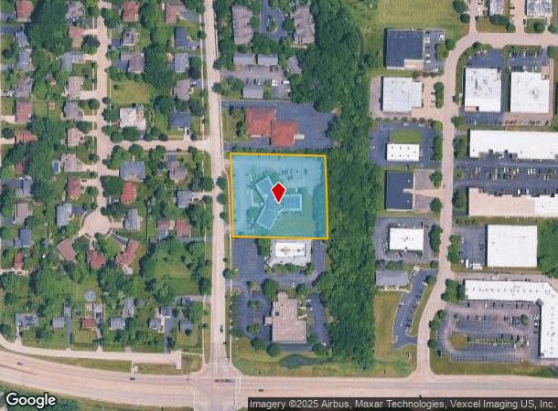  135 N Greenleaf St, Gurnee, IL Parcel Map