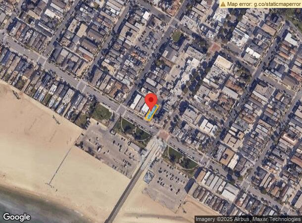  829 Ocean Ave, Seal Beach, CA Parcel Map