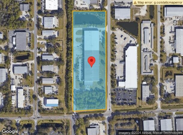  7862 Ellis Rd, Melbourne, FL Parcel Map