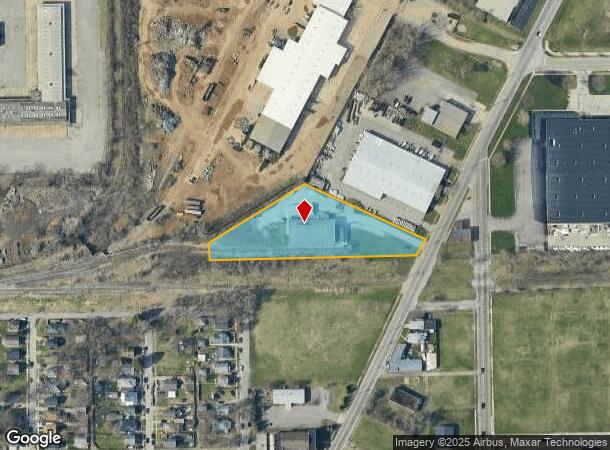  1403 Prairie Ave, South Bend, IN Parcel Map