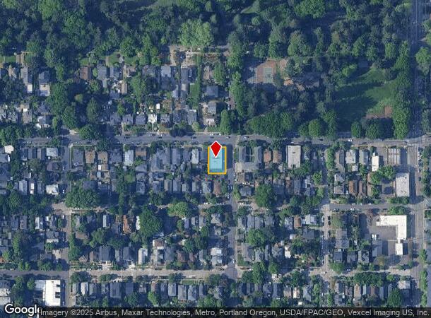  3652 Se Stark St, Portland, OR Parcel Map