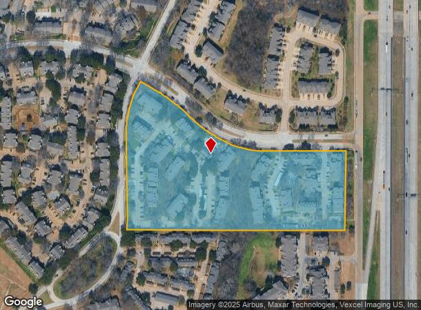 1000 E Ash Ln, Euless, TX Parcel Map