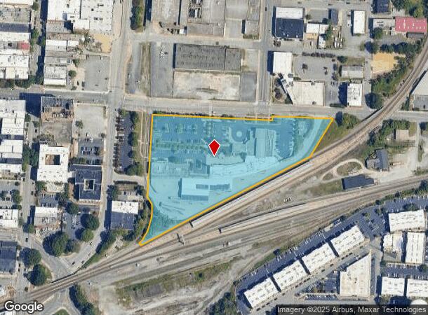  236 E Washington St, Greensboro, NC Parcel Map