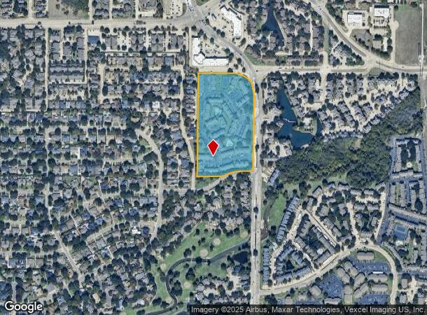 2121 Marsh Ln, Carrollton, TX Parcel Map