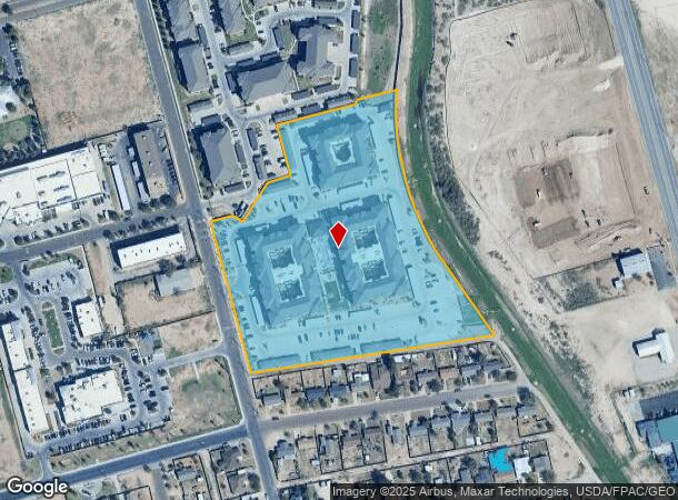 3700 N Edwards St, Midland, TX Parcel Map