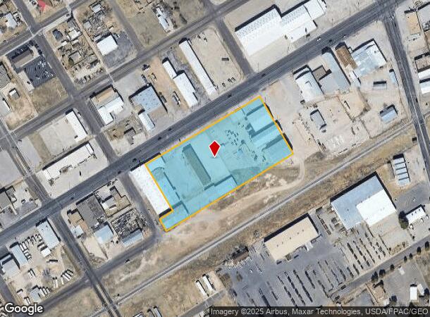  828 E 2Nd St, Odessa, TX Parcel Map