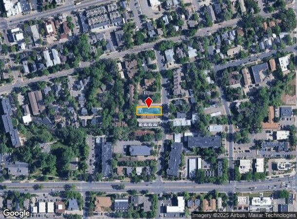1837 22Nd St, Boulder, CO Parcel Map