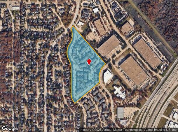 2050 Grayson Dr, Grapevine, TX Parcel Map