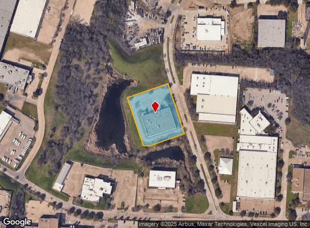  2021 Postal Way, Dallas, TX Parcel Map