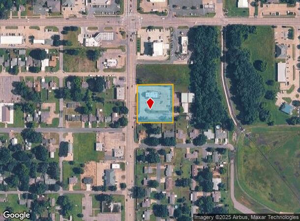 100 N York St, Muskogee, OK Parcel Map