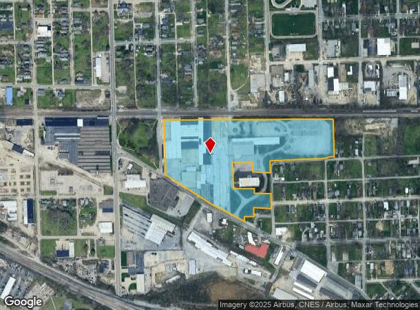  1600 Wabash Ave, Fort Wayne, IN Parcel Map
