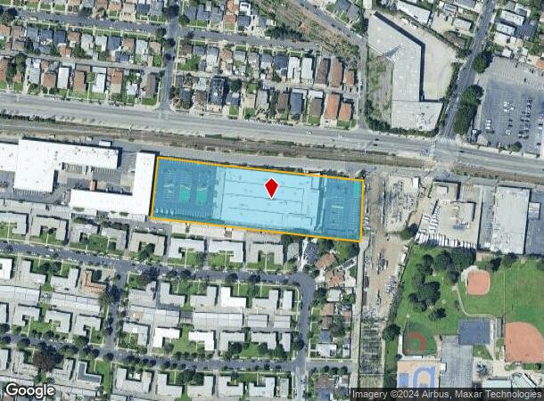  5500 W Jefferson Blvd, Los Angeles, CA Parcel Map