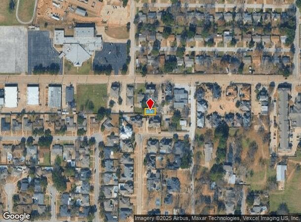  2918 W Park Row Dr, Pantego, TX Parcel Map