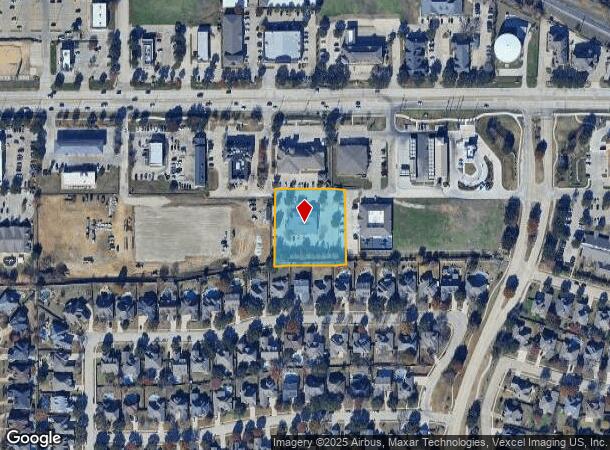 1651 Justin Rd, Flower Mound, TX Parcel Map