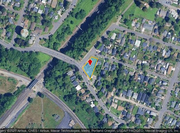  6845 N Willamette Blvd, Portland, OR Parcel Map
