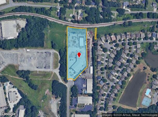  4260 Industrial Center Ln Nw, Acworth, GA Parcel Map