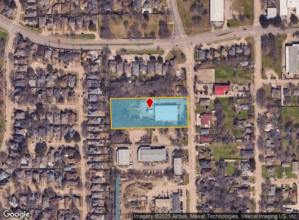  601 Compton Ave, Irving, TX Parcel Map