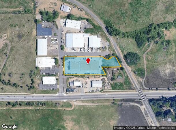  1668 Valtec Ln, Boulder, CO Parcel Map