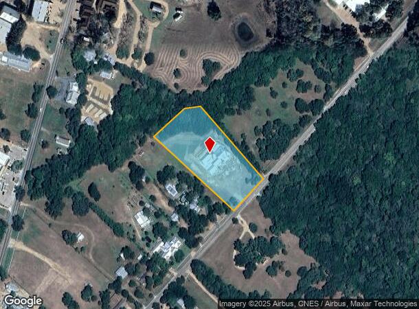 540 N Live Oak St, Round Top, TX Parcel Map