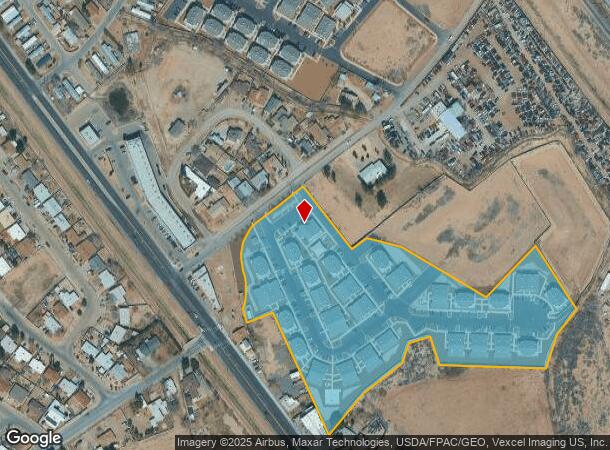  120 N Nevarez Rd, El Paso, TX Parcel Map