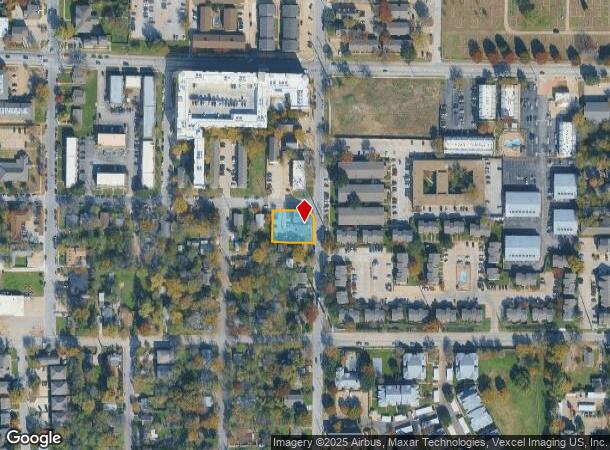 903 Fannin St, Denton, TX Parcel Map