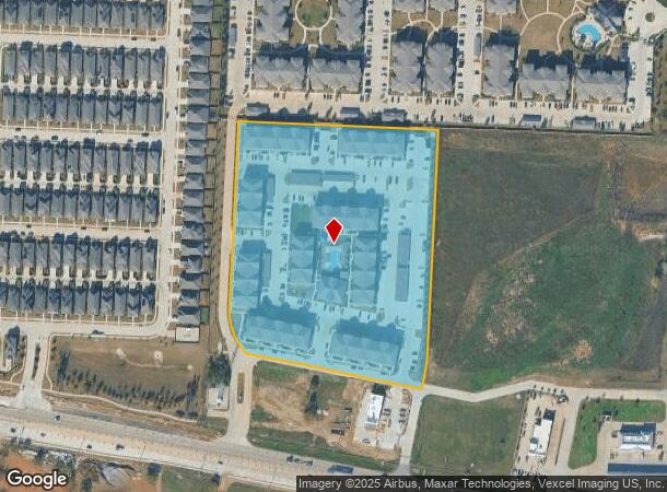  26535 E University Dr, Aubrey, TX Parcel Map