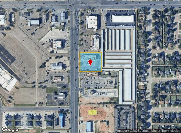  8217 University Ave, Lubbock, TX Parcel Map