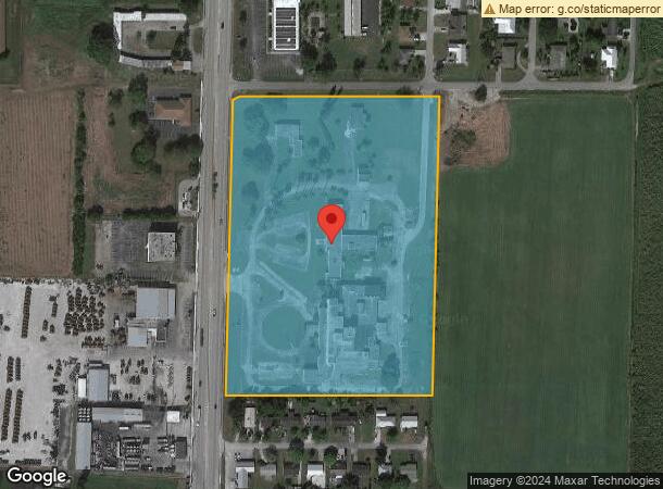  1201 S Main St, Belle Glade, FL Parcel Map