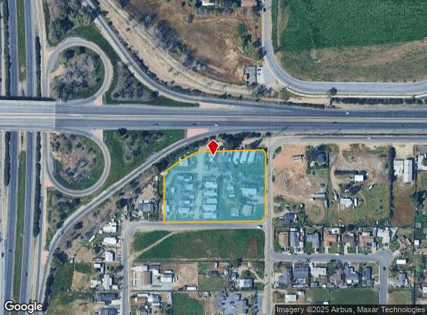 815 S Indiana St, Porterville, CA Parcel Map