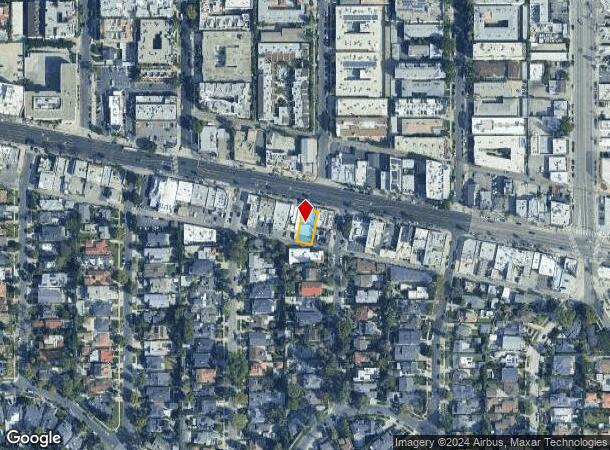  13830 Ventura Blvd, Sherman Oaks, CA Parcel Map