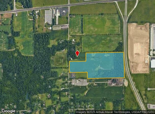  9100 Dog Leg Rd, Dayton, OH Parcel Map