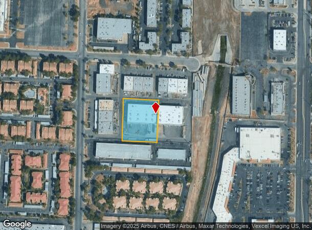  4027 E Post Rd, Las Vegas, NV Parcel Map