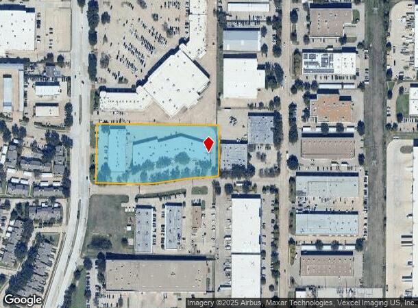  2833 Trinity Square Dr, Carrollton, TX Parcel Map