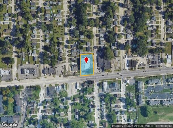 14551 E 9 Mile Rd, Eastpointe, MI Parcel Map