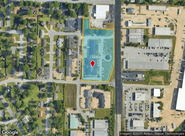 2790 S Thompson St, Springdale, AR Parcel Map