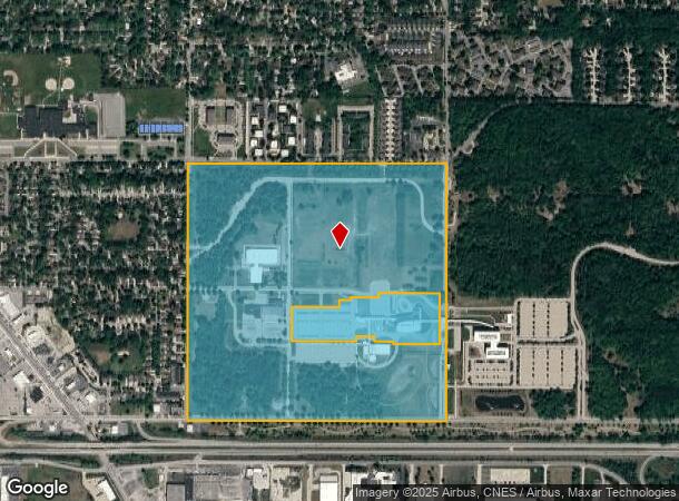  2205 H H Dow Way, Midland, MI Parcel Map