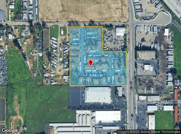 2531 N Marks Ave, Fresno, CA Parcel Map