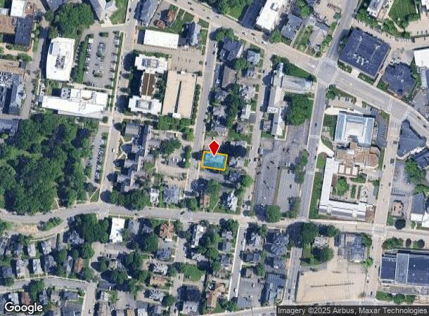  24 Dean St, Worcester, MA Parcel Map