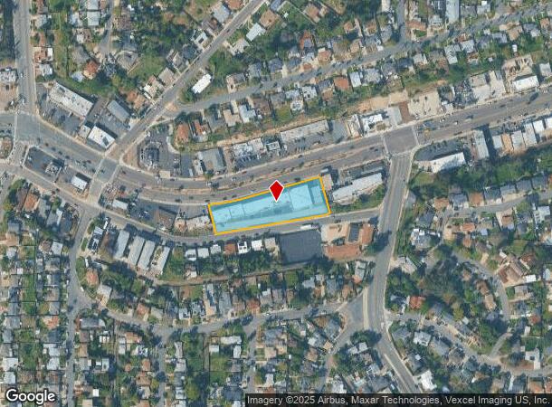 7079 University Ave, La Mesa, CA Parcel Map