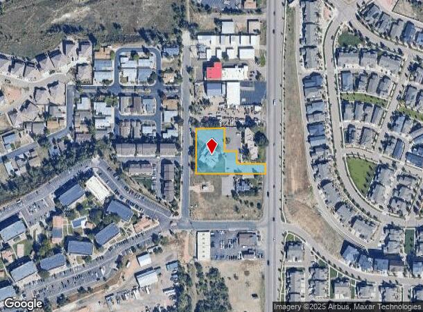  1604 S 21St St, Colorado Springs, CO Parcel Map