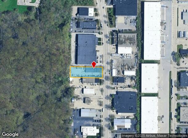  2135 S 116Th St, Milwaukee, WI Parcel Map